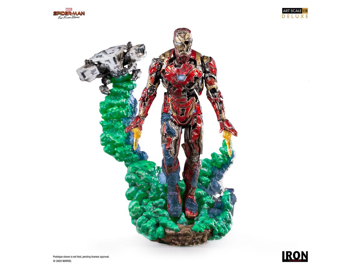 Spider-Man: Far From Home: DX Art Scale Iron Man Statue (Zombie Ver.)