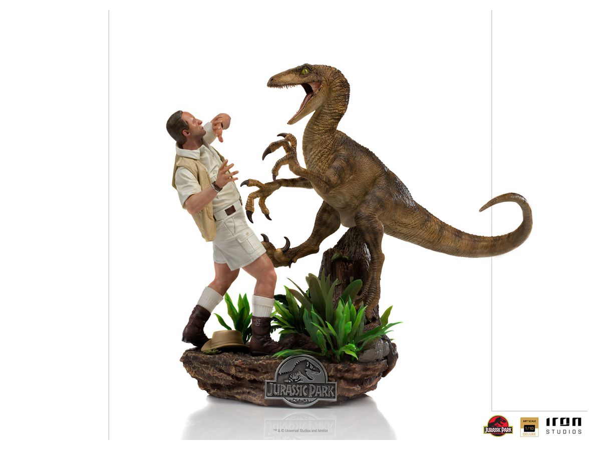 Jurassic Park - Iron Studios Statue: Deluxe Art Scale - Clever Girl