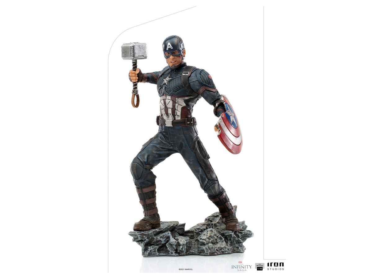 Marvel Iron Studios Scale Statue: Battle Diorama Series Captain America (Ultimate) [Movie / Marvel: The Infinity Saga]