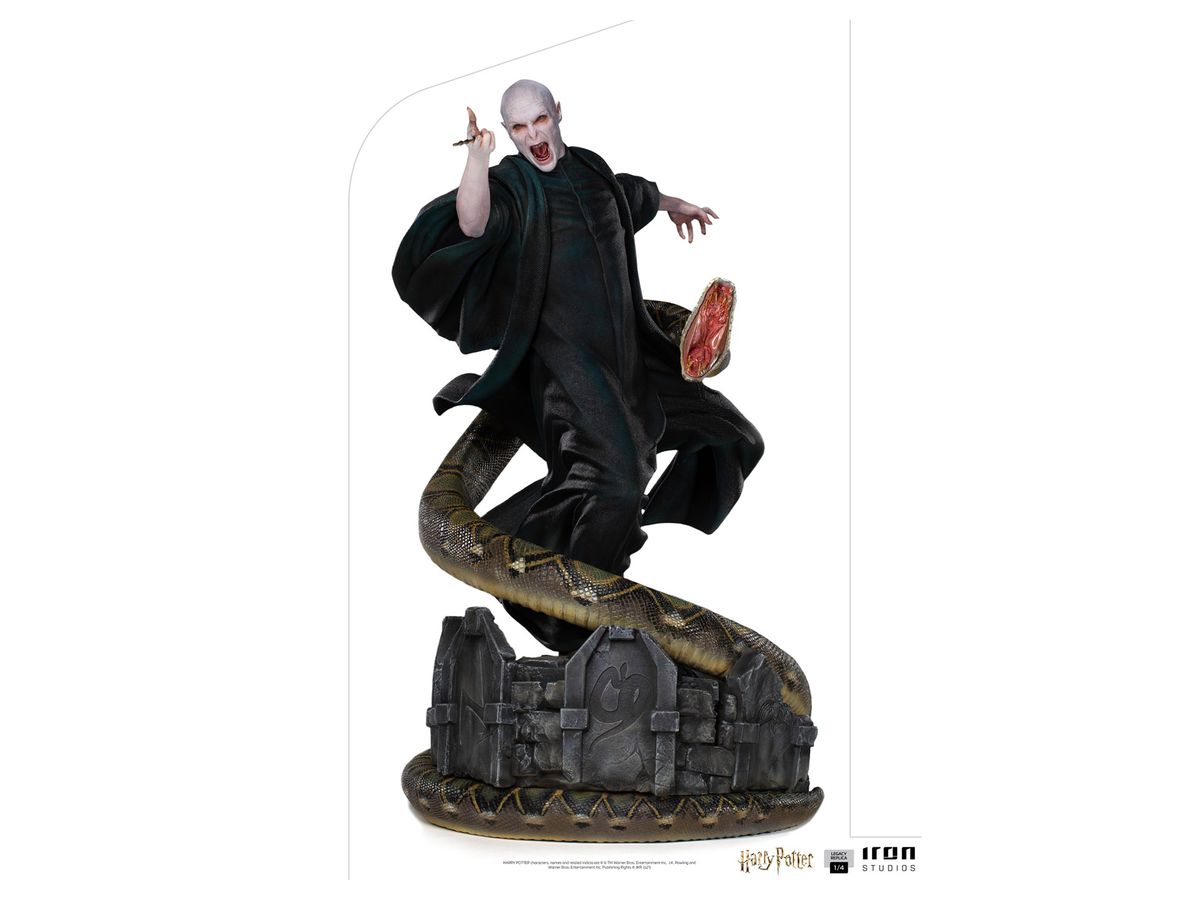 Harry Potter Iron Studios Scale Statue: Legacy Replica Series Voldemort & Nagini