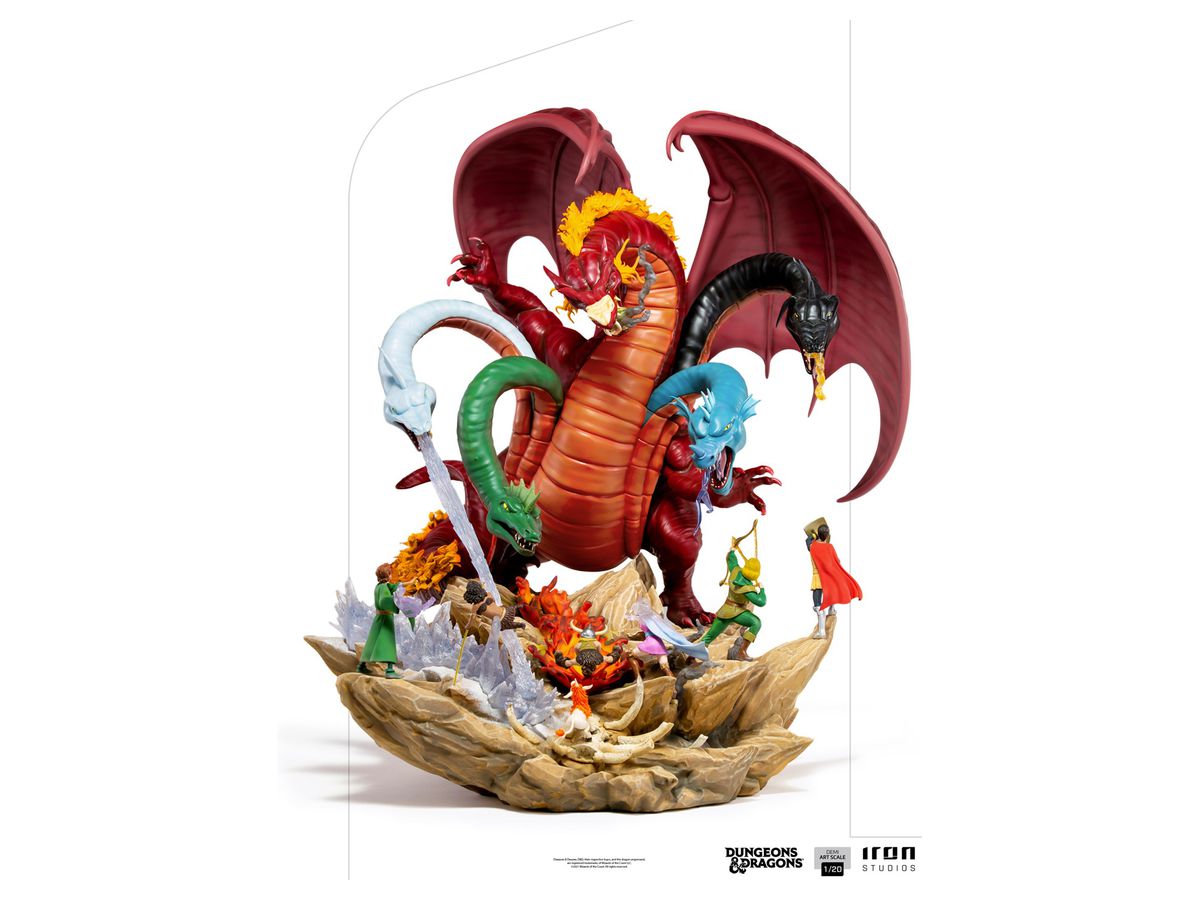 Dungeons and Dragons - Iron Studios Scale Statue: Demi Art Scale - Tiamat Battle