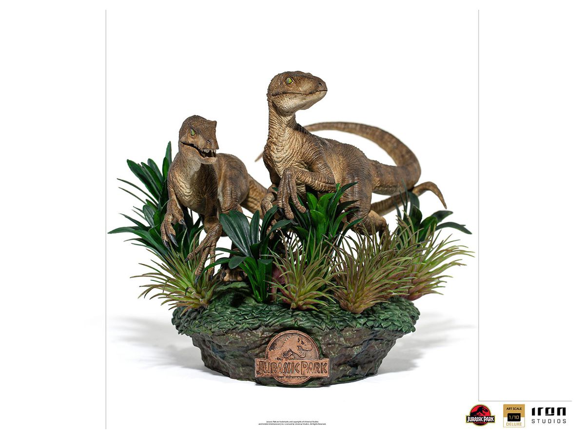 Jurassic Park - Iron Studios Scale Statue: Deluxe Art Scale - Just The Two Raptors
