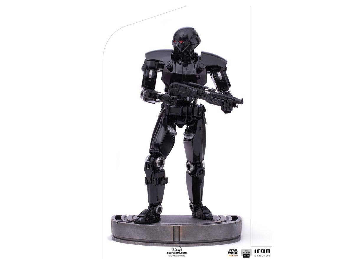 The Mandalorian - Iron Studios Scale Statue: Battle Diorama Series - Dark Trooper