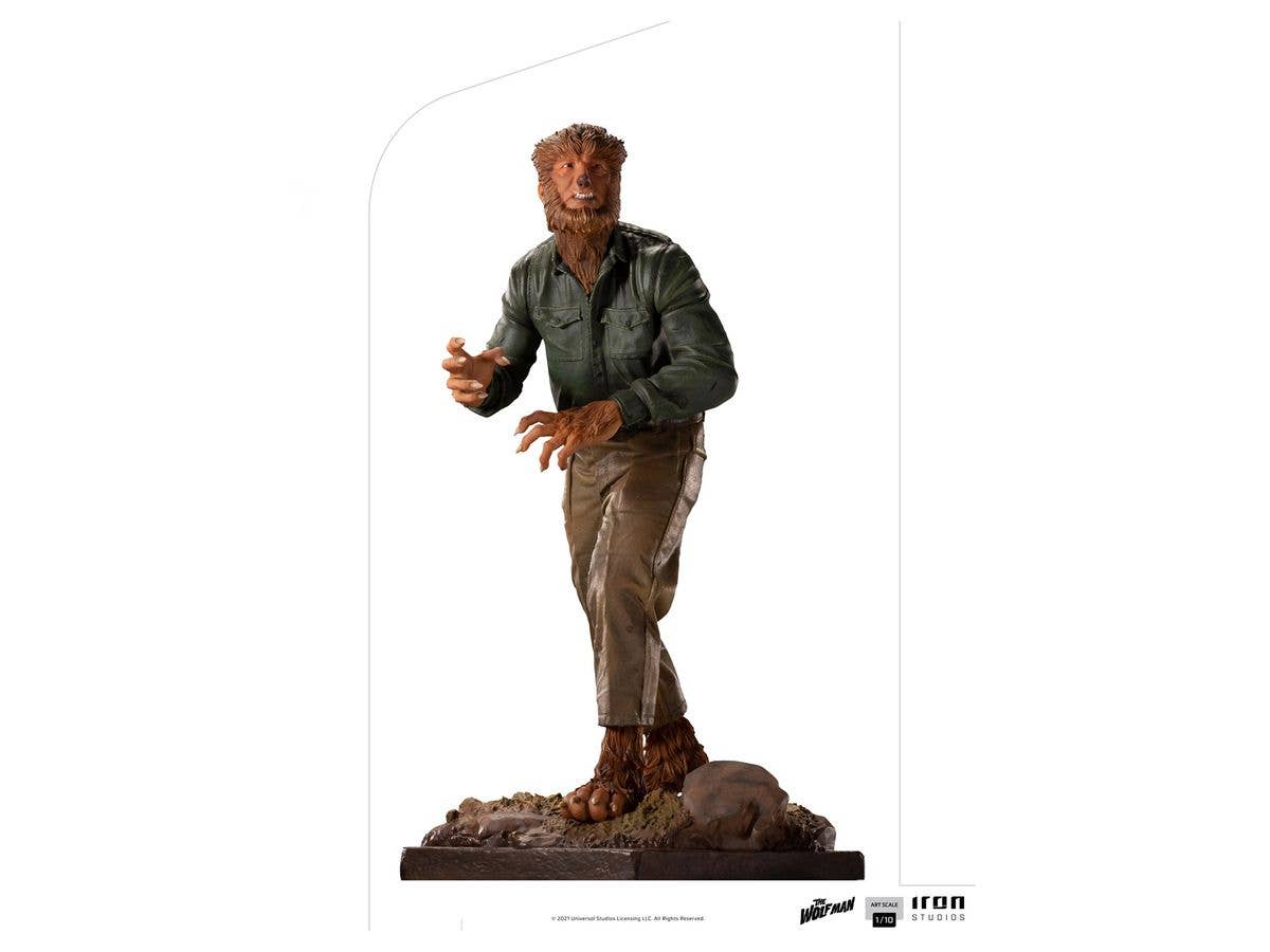 Universal Monsters - Iron Studios Scale Statue: Art Scale - The Wolf Man