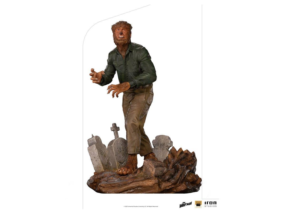 Universal Monsters - Iron Studios Scale Statue: Deluxe Art Scale - The Wolf Man