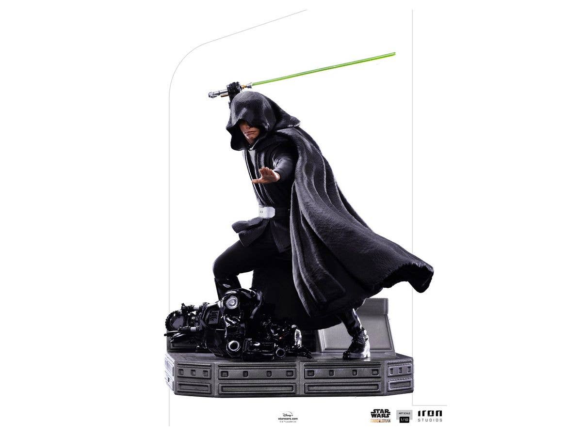 The Mandalorian - Iron Studios Scale Statue: Art Scale - Luke Skywalker (Combat Version)