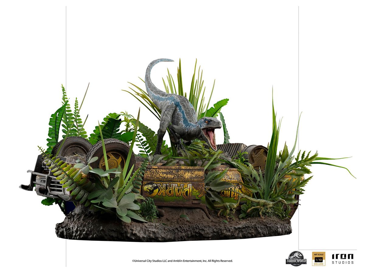 Jurassic World: Fallen Kingdom - Iron Studios Scale Statue: Deluxe Art Scale - Blue