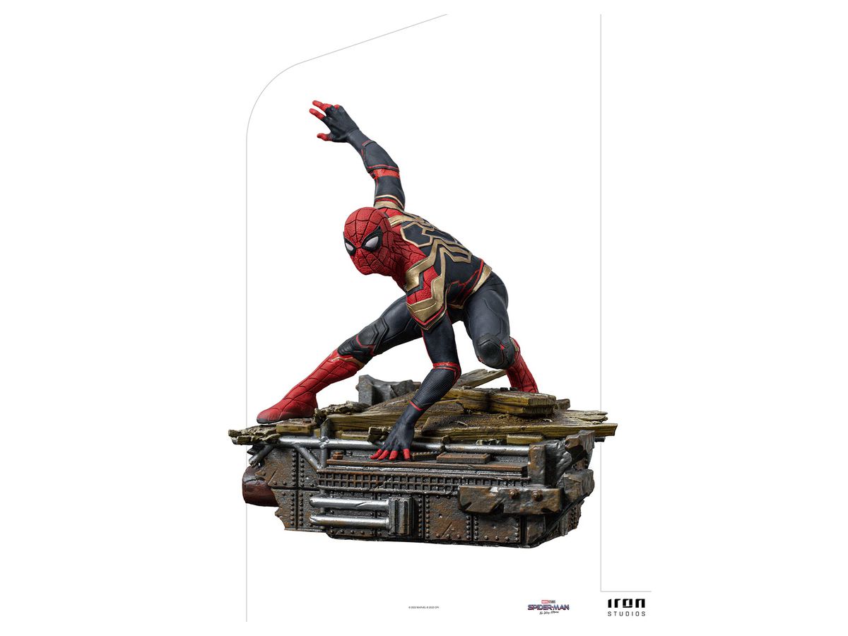 Marvel - Iron Studios Scale Statue: Battle Diorama Series - Spider-Man (Integrated Suit) [Movie / Spider-Man: No Way Home]