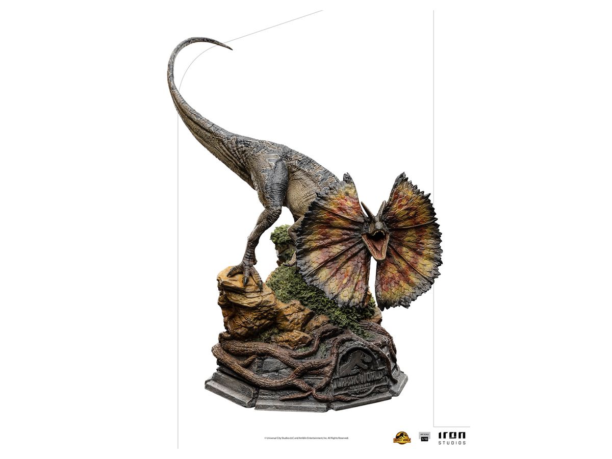 Jurassic World: Dominion - Iron Studios Scale Statue: Art Scale - Dilophosaurus