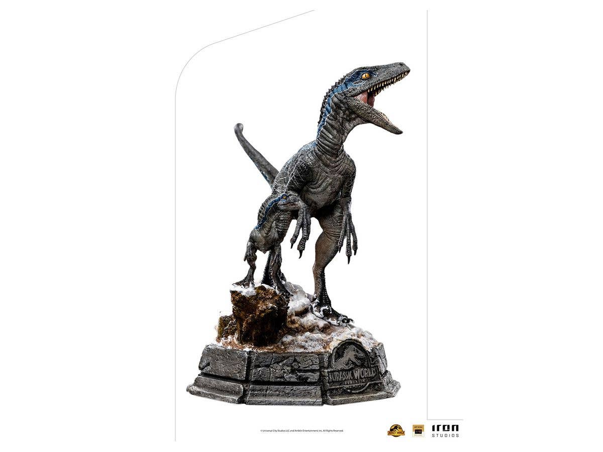 Jurassic World: Dominion - Iron Studios Scale Statue: Deluxe Art Scale - Blue & Beta