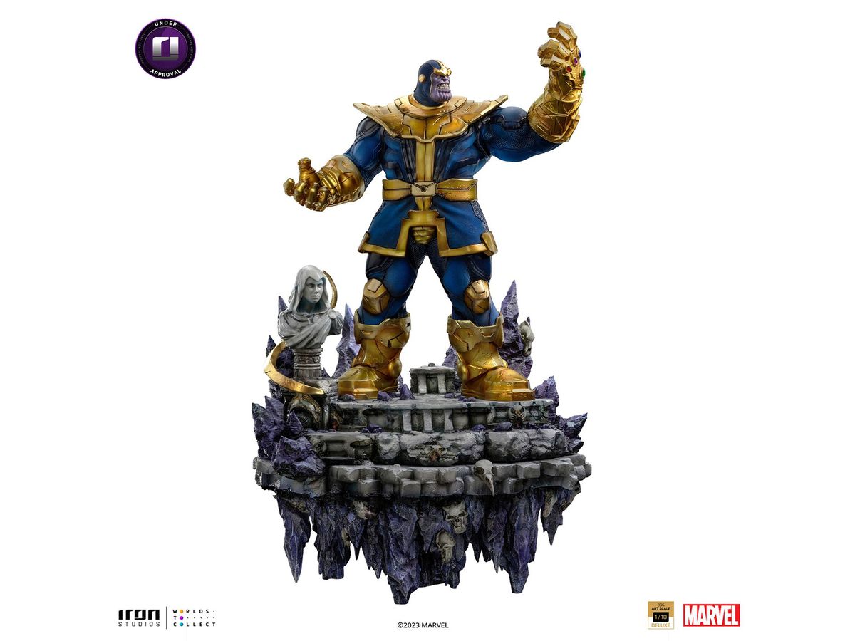 Marvel - Iron Studios Scale Statue: Deluxe Battle Diorama Series - Thanos [Comic]