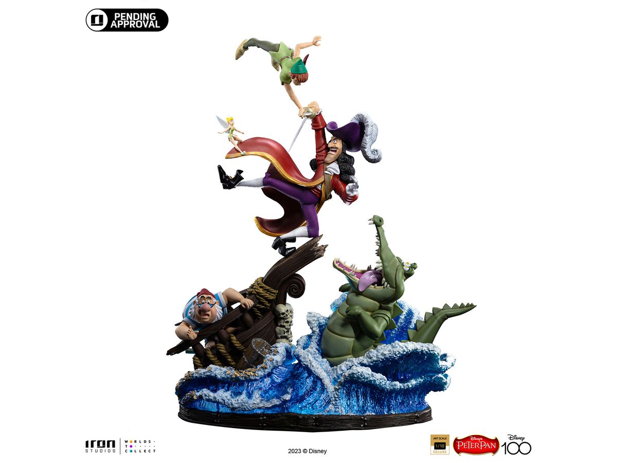 Peter Pan - Iron Studios Scale Statue: Deluxe Art Scale - Peter Pan vs Hook