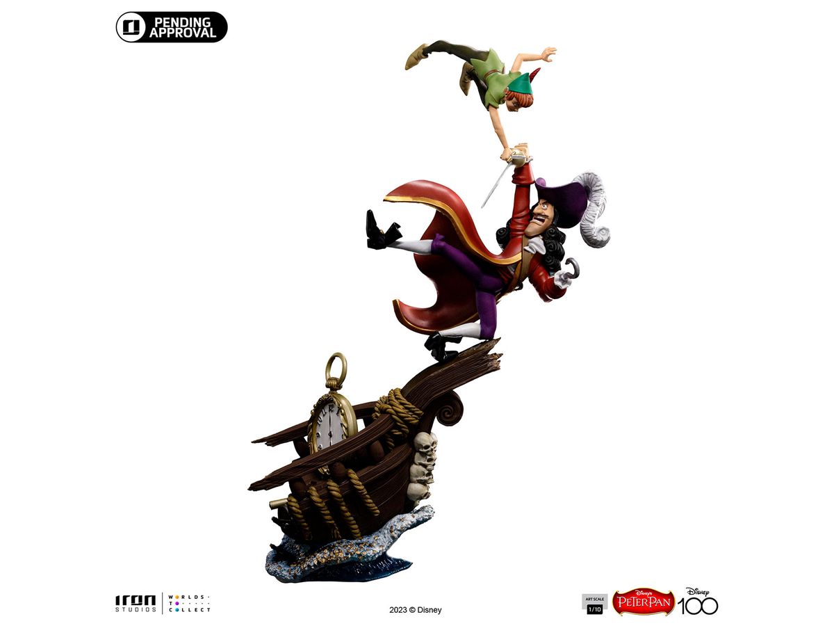 Peter Pan - Iron Studios Scale Statue: Art Scale - Peter Pan vs Hook
