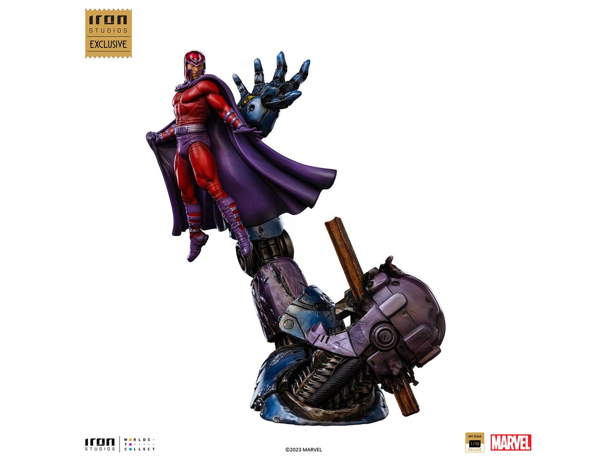 Marvel - Iron Studios Scale Statue: Deluxe Art Scale - Magneto vs Sentinel [Comic]