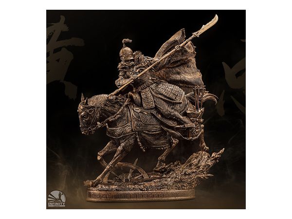 Three Kingdoms Heroes Series / Huang Zhong Statue Bronze Color Ver.