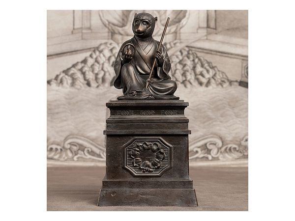 Old Summer Palace Bronze Head Zodiac Animals. Monkey Shen Statue
