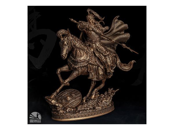 Three Kingdoms Heroes Series/ Ma Chao Mengqi Statue Bronzed edition