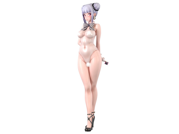 Necometal Sheer White School Swimsuit Painted Figure