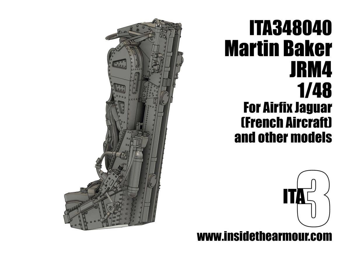 Martin Baker JRM4 seat for Airfix Januar (French Jaguars)