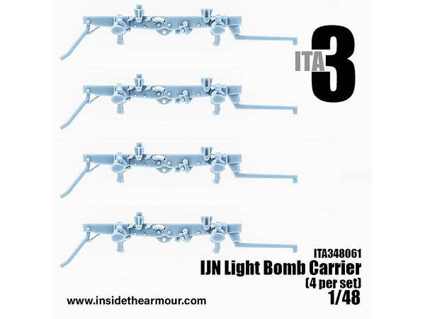 IJN Light Bomb racks (x4) suitable for all D3A1, D3A2 Vals and A6m Zero Kits