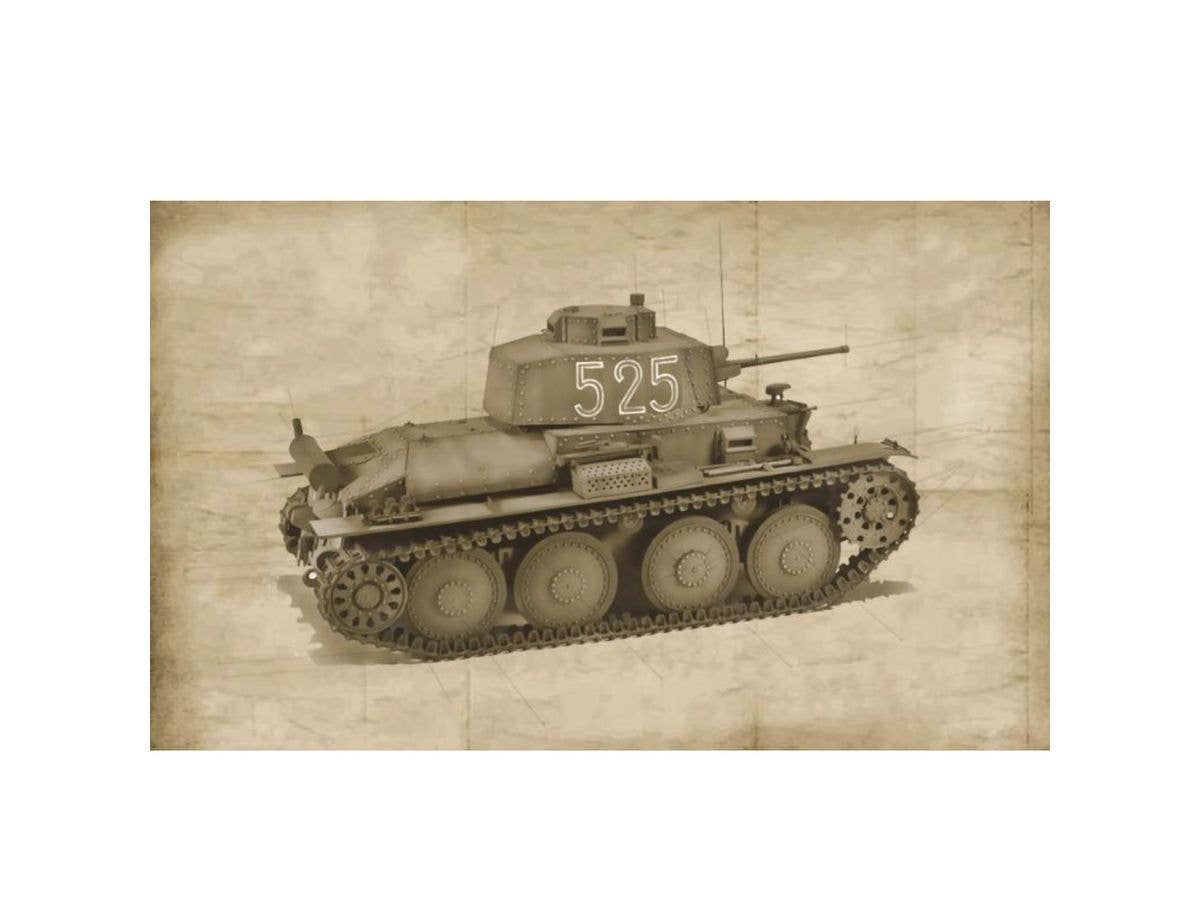 WWII German Panzer 38(t) Ausf. F