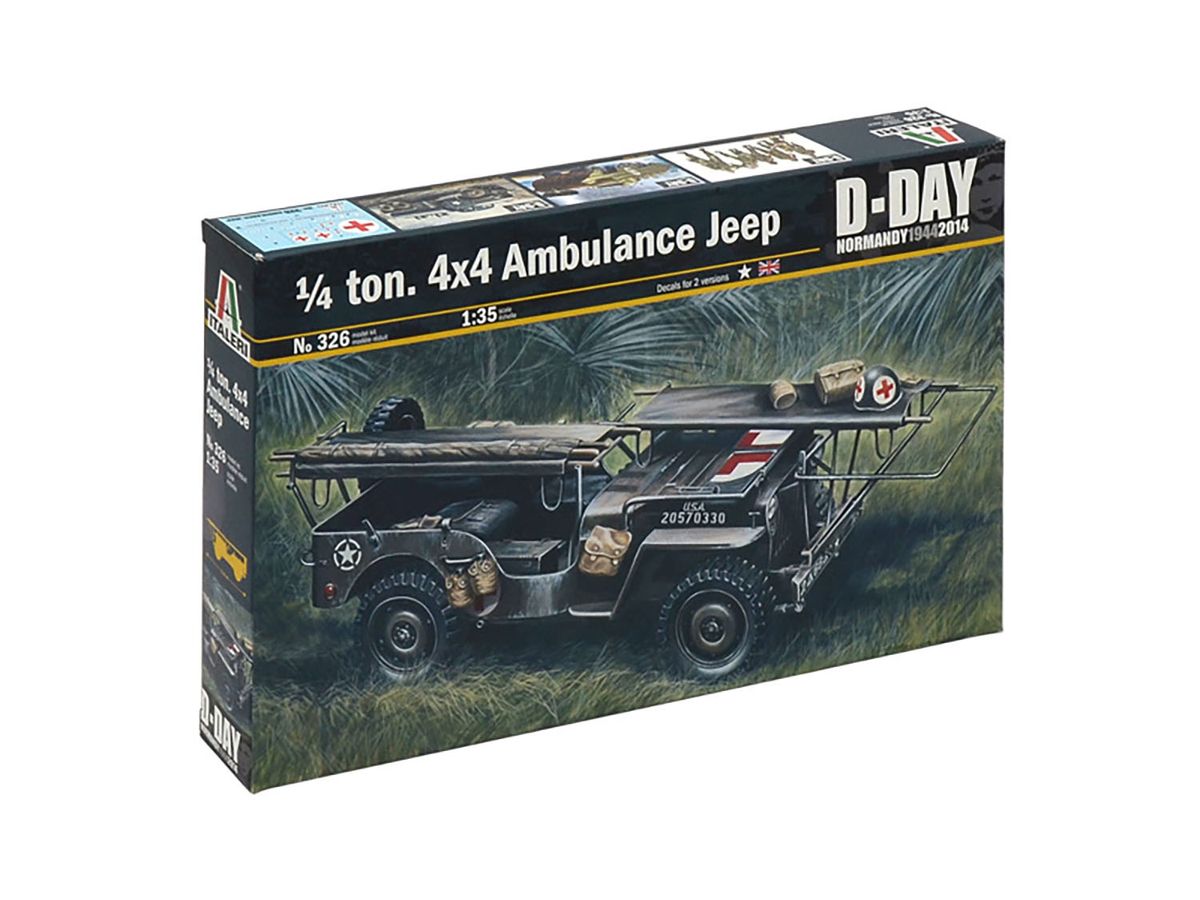 WW.II 4-wheel drive 1/4 ton truck field ambulance type