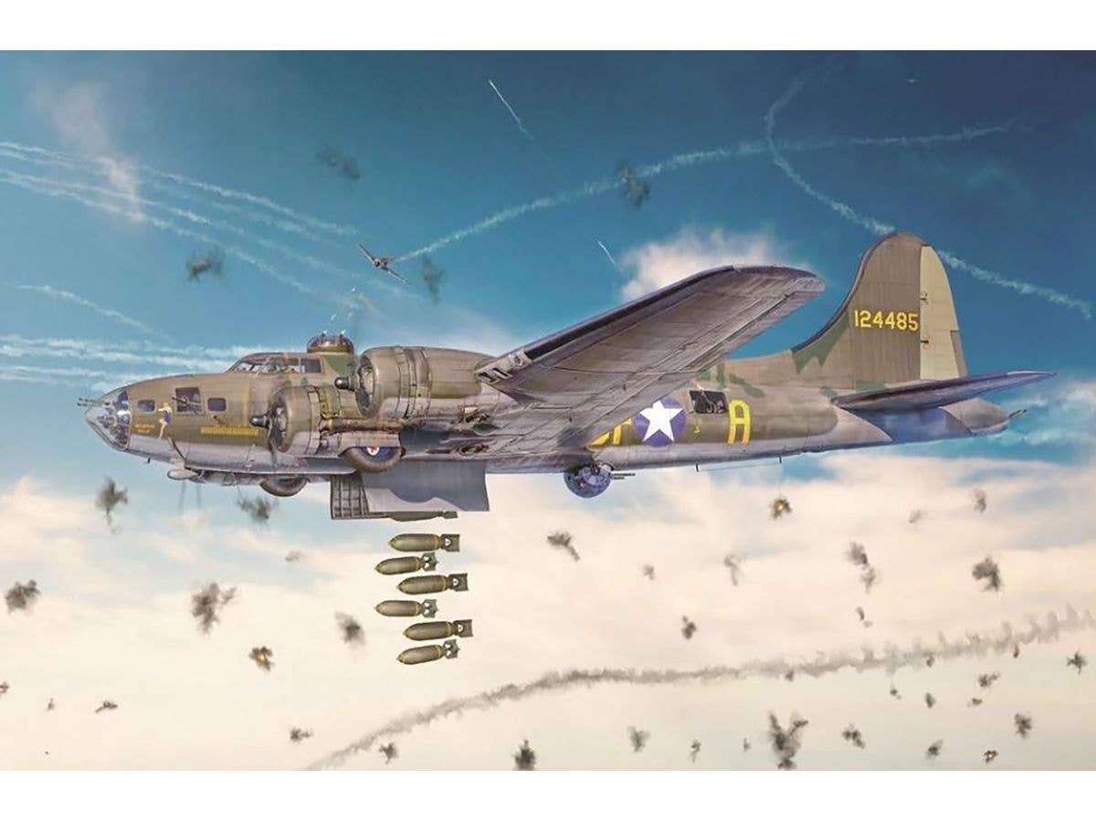 WWII US Army B-17F Flying Fortress
