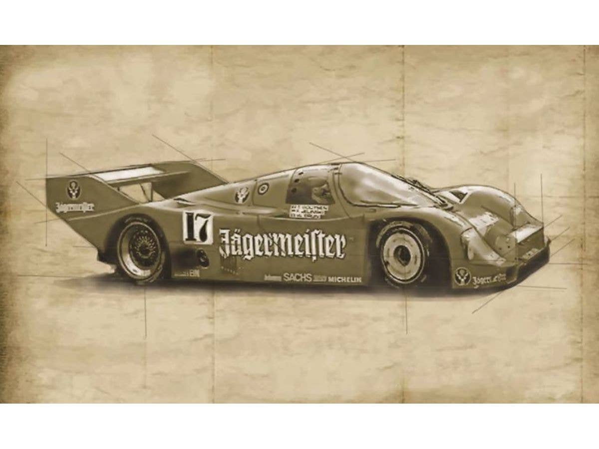 Porsche 956 Jagermeister (Japanese bilingual supplementary manual included)