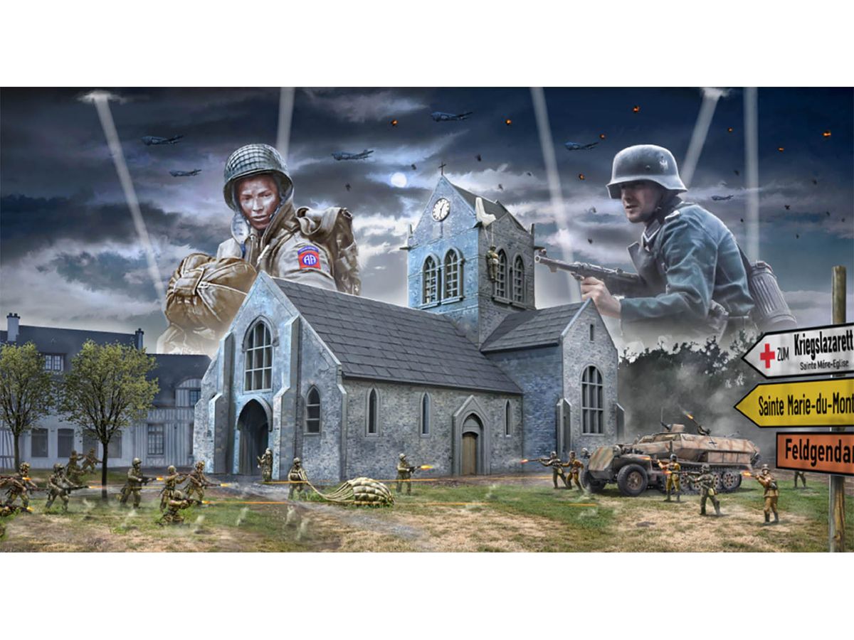 WW.II Battle of Normandy Sainte-Mere-Eglise June 6, 1944 Battle Set