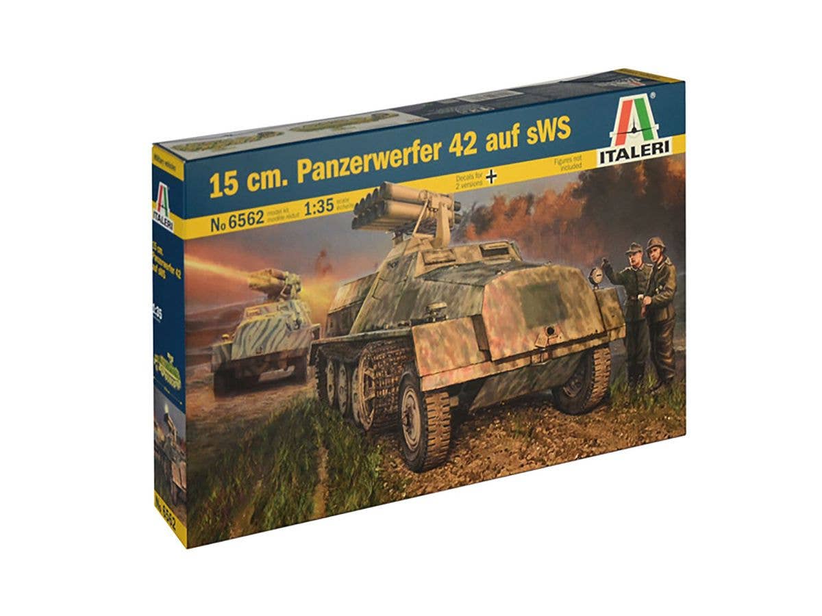 WWII German 15cm Panzerwerfer Type 42 with SWS