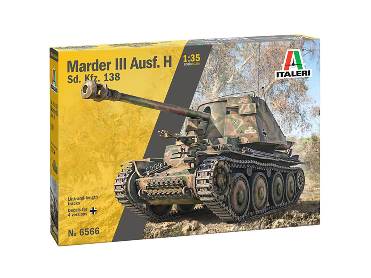 WWII German Self-Propelled Gun Sd.Kfz,138 Marder III H Type