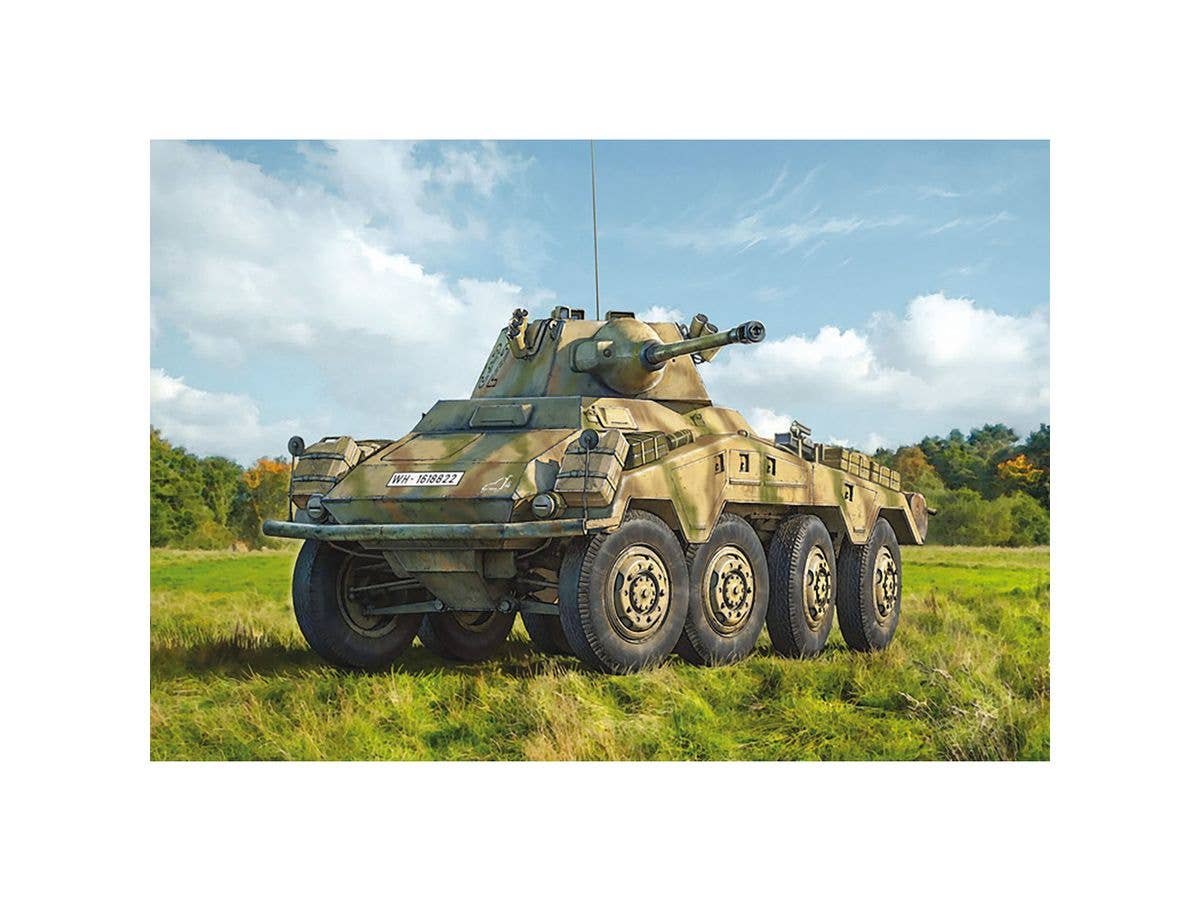 WWII German Sd.Kfz.234/2 Puma 8-Wheeled Heavy Armored Vehicle