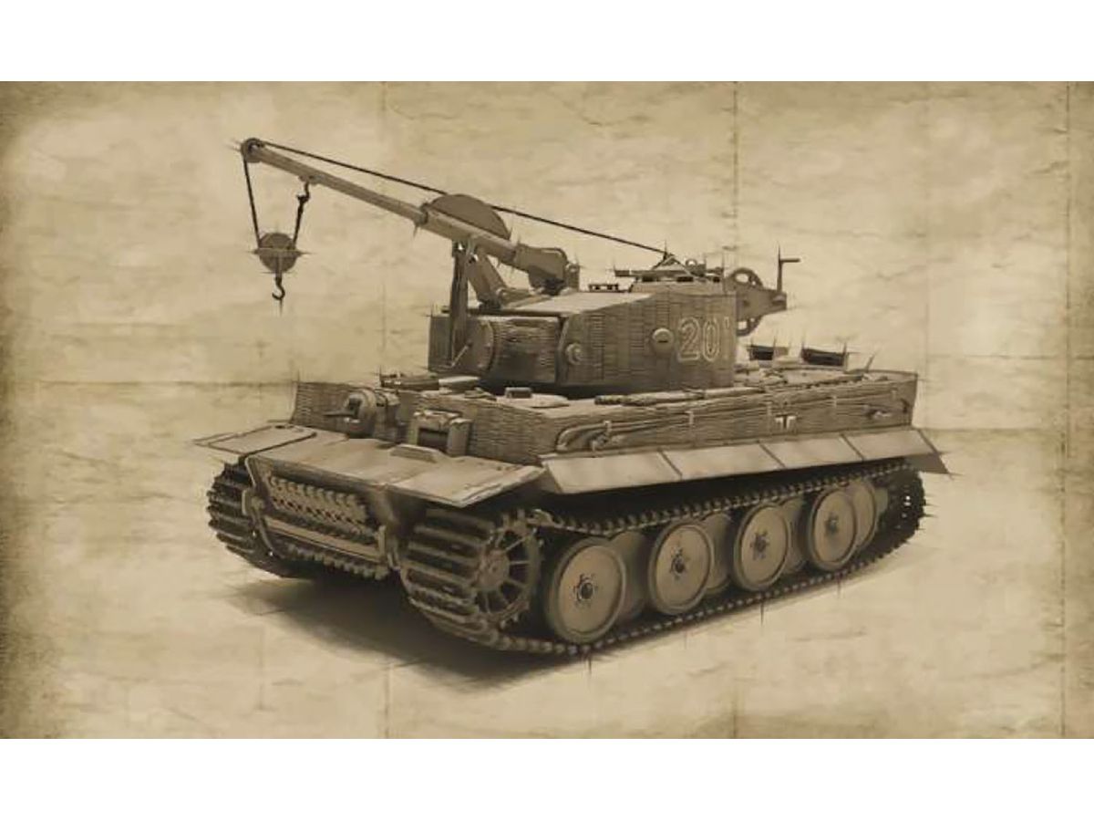 WW.II German Sd.Kfz.185 Bergetiger tank recovery vehicle