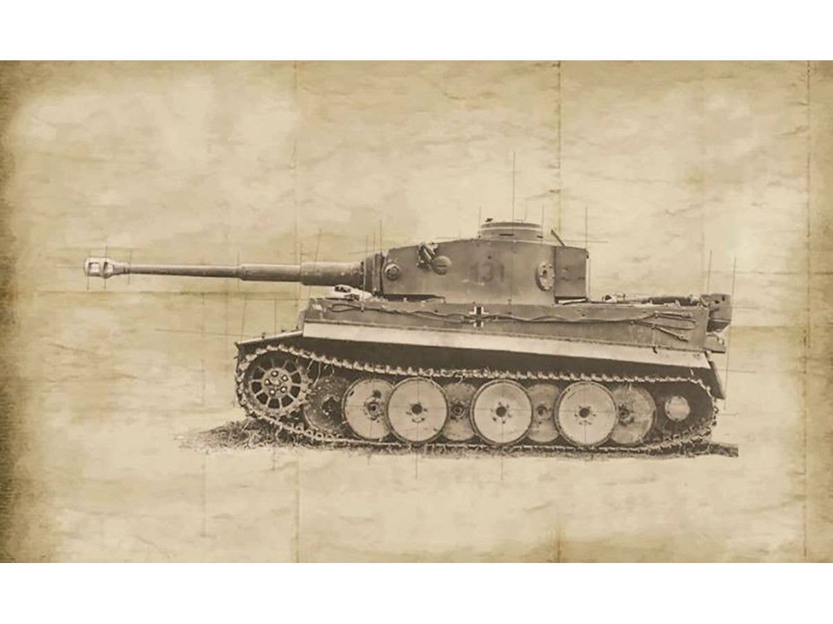 WWII German Army Pz.Kpfw.VI Tiger I Tank E/H1