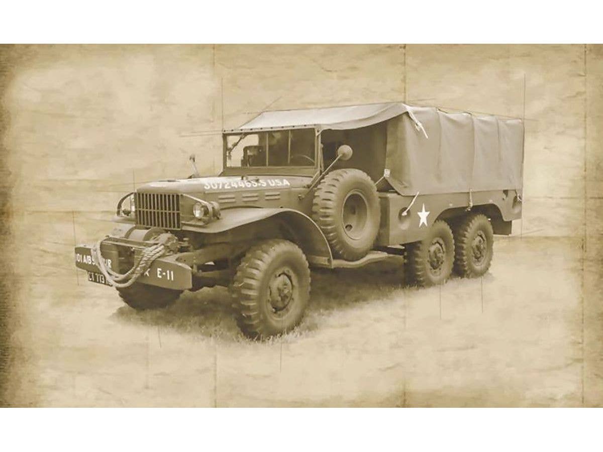 WWII US Army Dodge WC62 1 1/2 ton 6x6 truck
