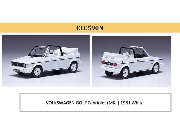 Vw Golf Cabriolet Mk I 1981 White