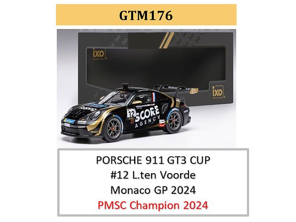 Porsche 911 Gt3 Cup 2024 Monaco Grand Prix #12 Larry Ten Voorde (Pmsc Champion 2024)