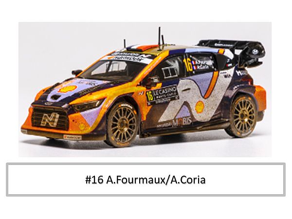 Hyundai I20 N Rally 1 2025 Monte Carlo Rally #16 A.Fourmaux/A.Coria