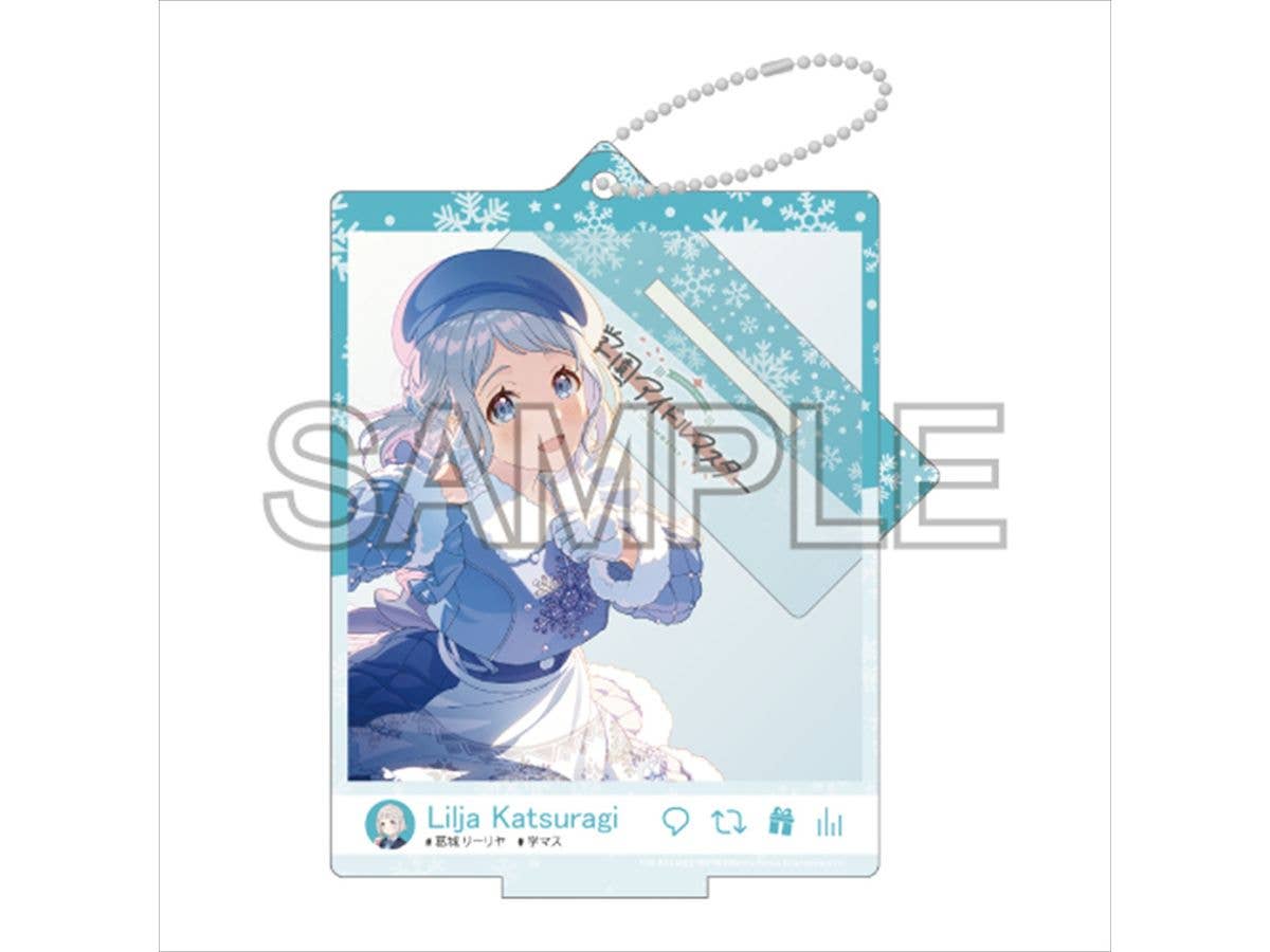 Gakuen Idolmaster: Selfie-Style Acrylic Stand White Night! White Wish! Katsuragi Lillia Ver.