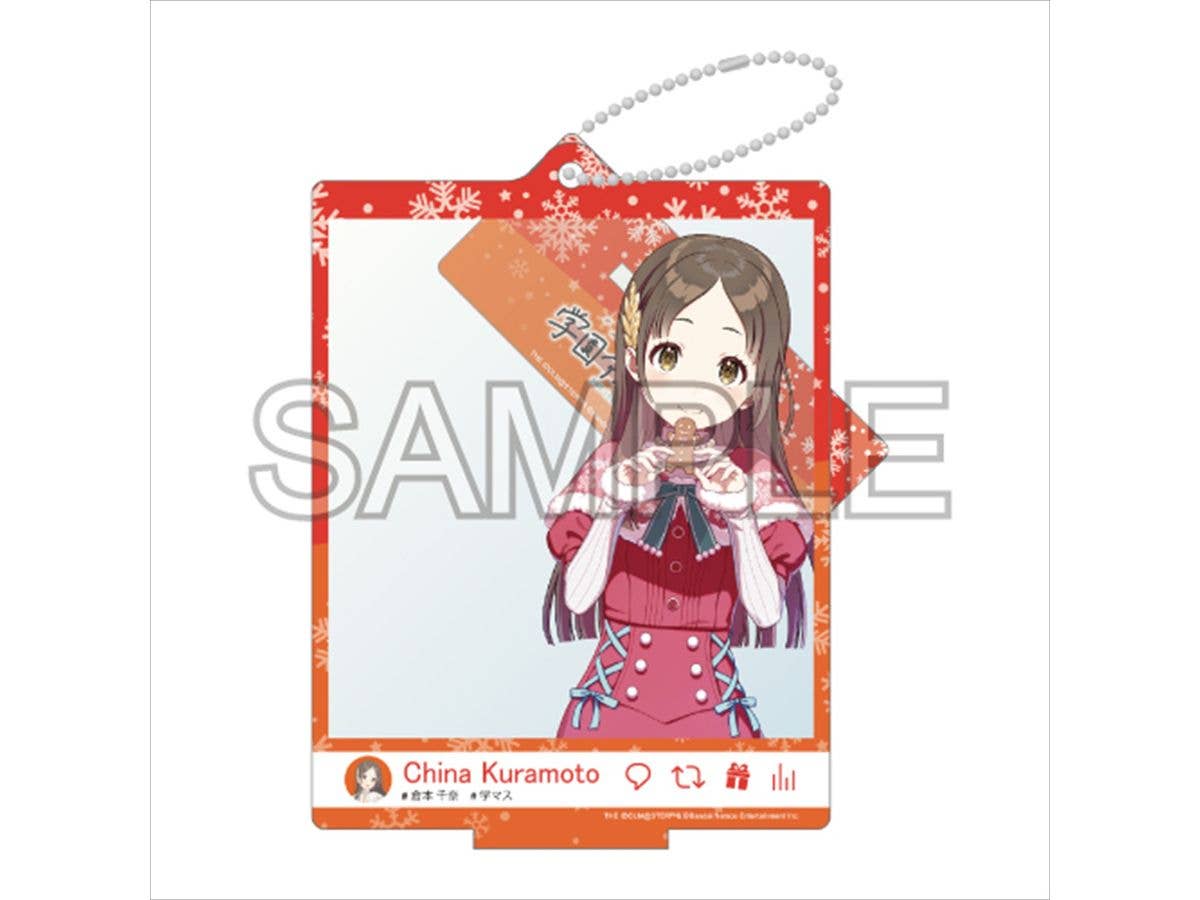 Gakuen Idolmaster: Selfie-Style Acrylic Stand Wonder Scale 24 Christmas Kuramoto China Ver.