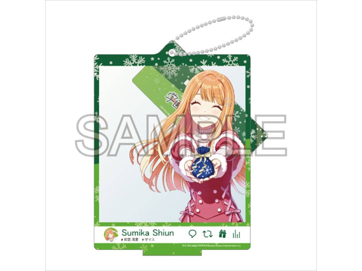 Gakuen Idolmaster: Selfie-Style Acrylic Stand Tame-Lie-One-Step 24 Christmas Shiun Kiyoka Ver.
