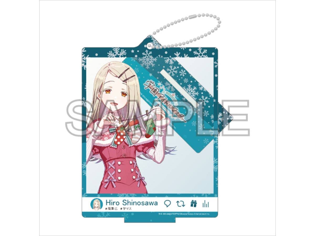 Gakuen Idolmaster: Selfie-Style Acrylic Stand Scene 24 Christmas Shinozawa Hiro Ver.