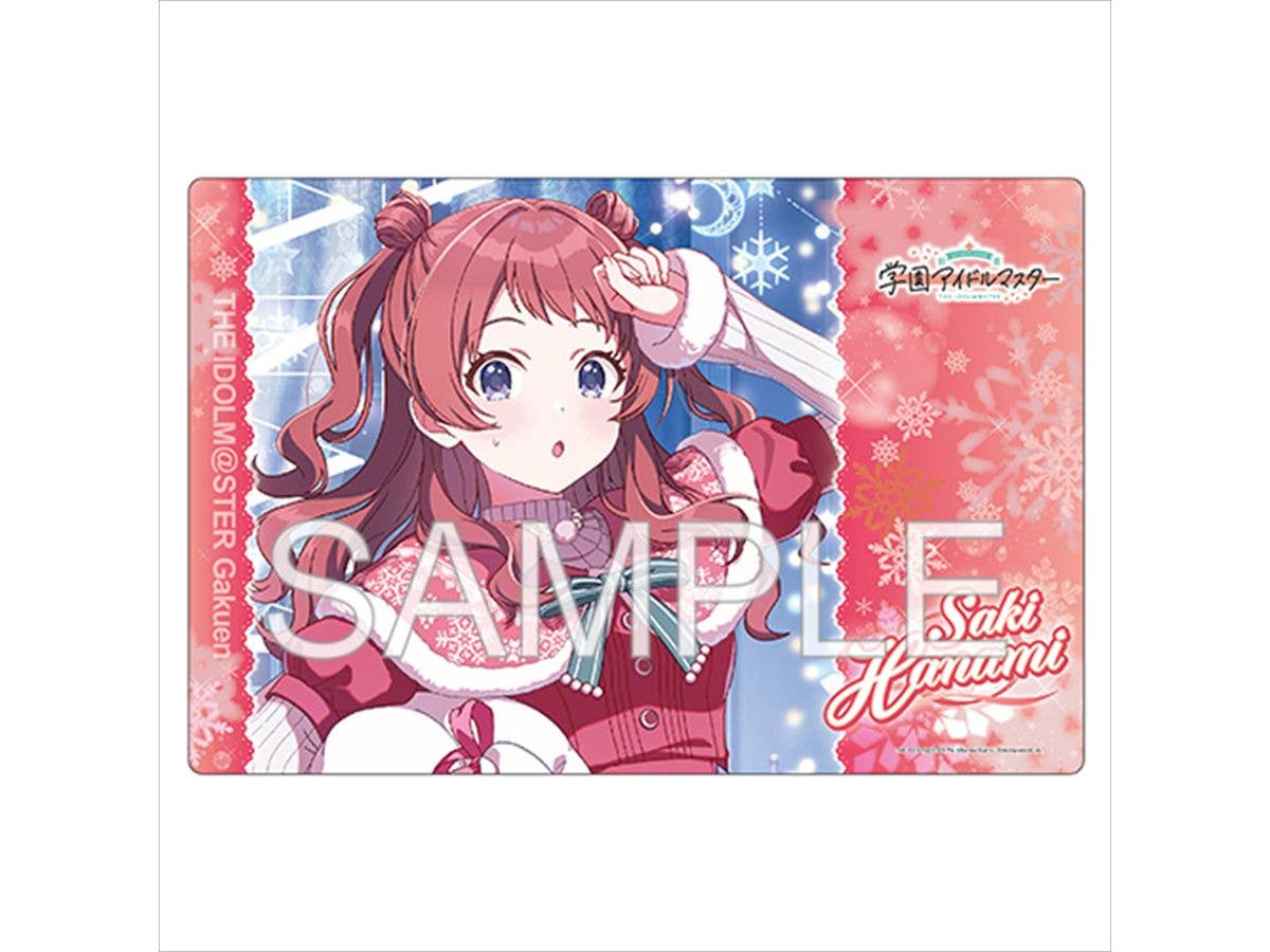 Gakuen Idolmaster: Gaming Mouse Pad Fighting My Way 24 Christmas Hanaumi Saki Ver.