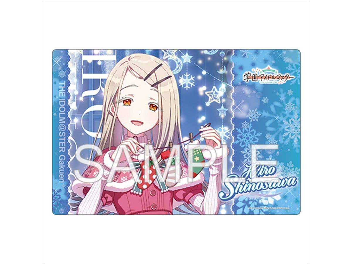 Gakuen Idolmaster: Gaming Mouse Pad Scenery 24 Christmas Shinozawa Hiroshi Ver.