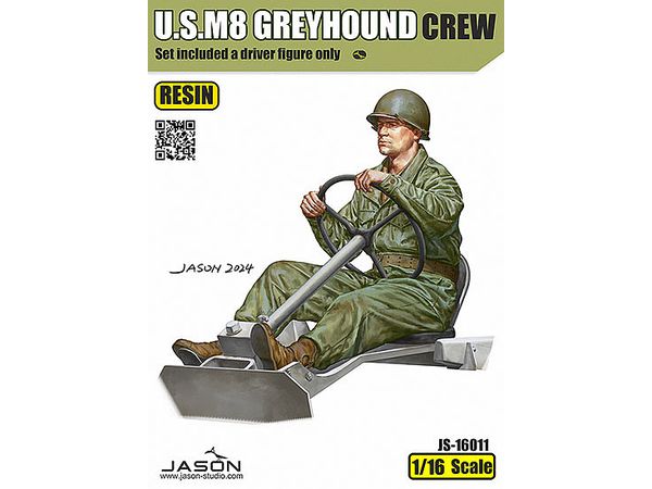 US M8 Greyhound Armored Vehicle Driver