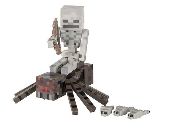 Minecraft Action Figure Spider Jockey Pack
