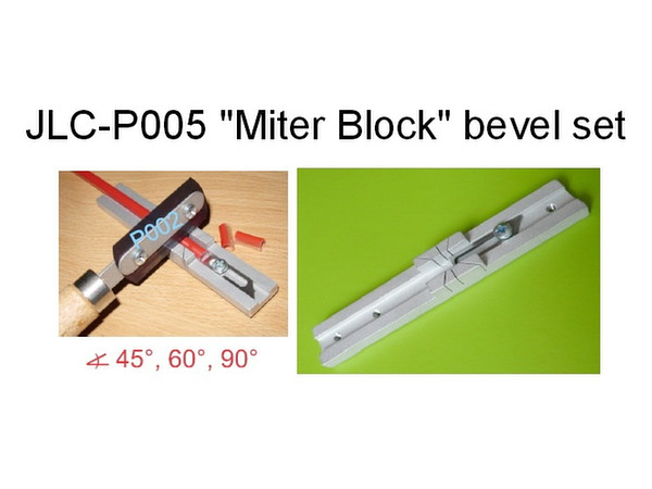 Miter Block Bevel Set (Sawing at 45, 60 And 90 Degrees)