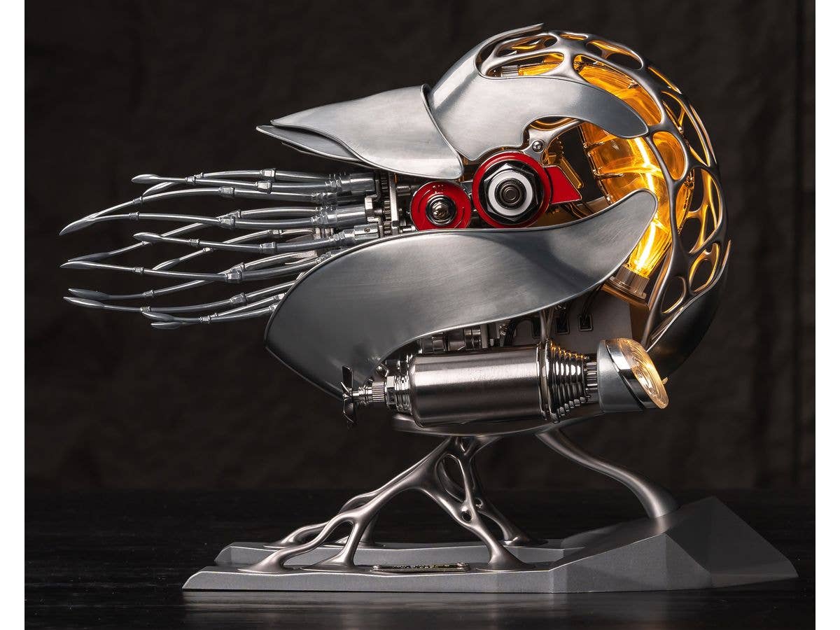 Gokukikaishin Keikaku Nautilus Mechanical 3D Metal Puzzle (Pre-Assembled) Primary Colors