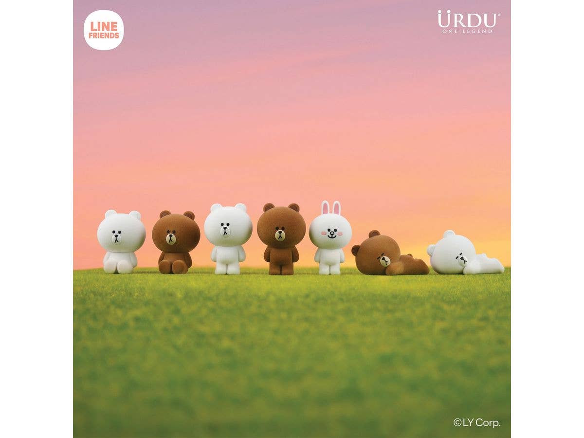 LINE FRIENDS MEETS URDU Flocky Series 1Box 6pcs