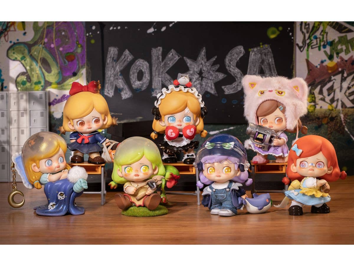 KOKOSA K.O.GIRLS Series Trading Figure 1Box 6pcs